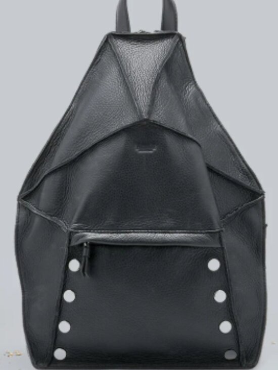 Hammitt Bob Black/Gunmetal Designer Backpack Purse | Excellent Condition main image 13